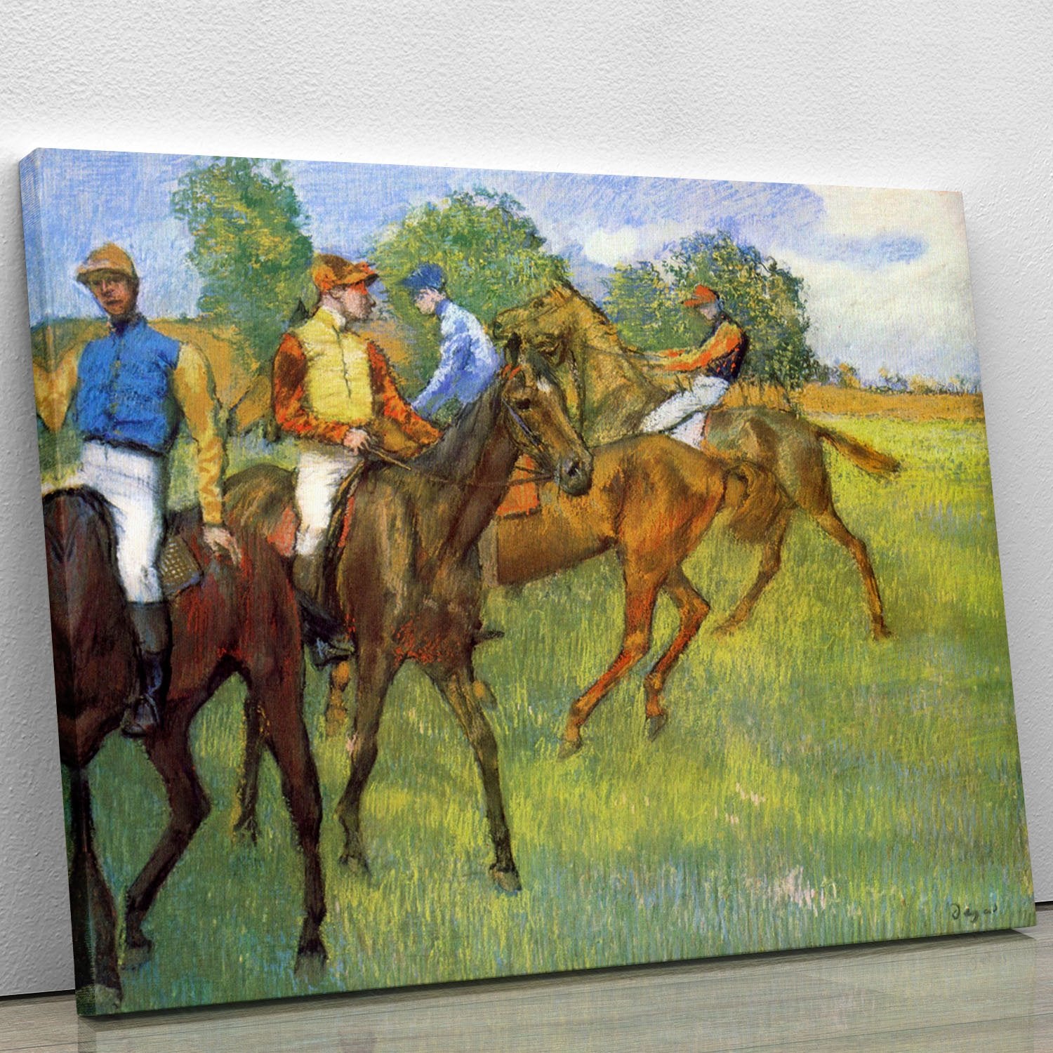 Weigh out by Degas Canvas Print or Poster
