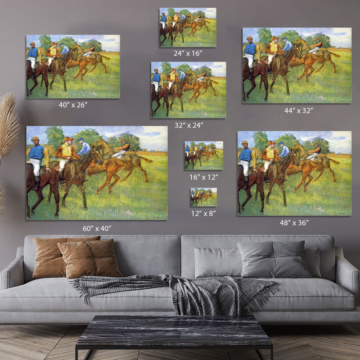 Weigh out by Degas Canvas Print or Poster