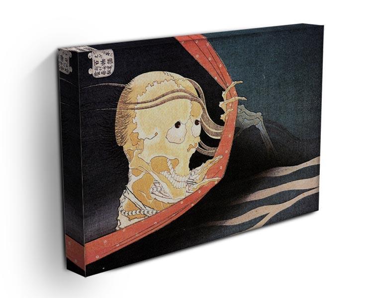 Weird Skeleton by Hokusai Canvas Print or Poster - Canvas Art Rocks - 3
