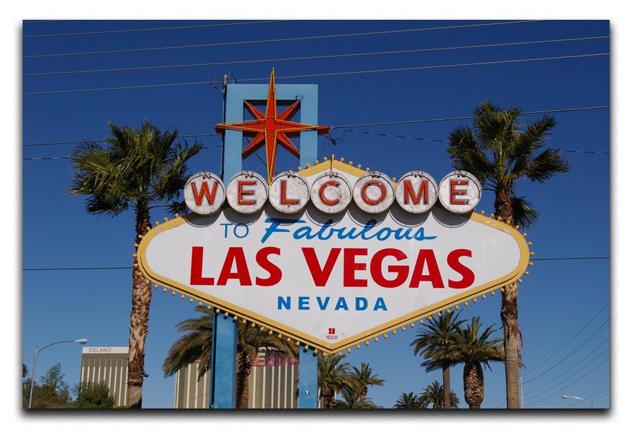 Welcome To Las Vegas Print - Canvas Art Rocks - 1