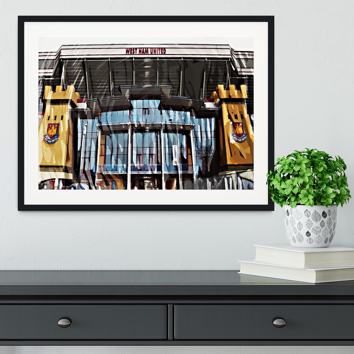 West Ham Upton Park Framed Print - Canvas Art Rocks - 1