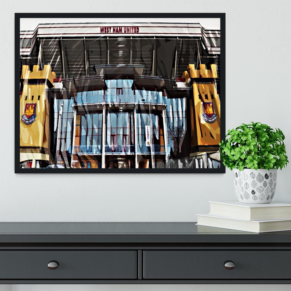 West Ham Upton Park Framed Print - Canvas Art Rocks - 2