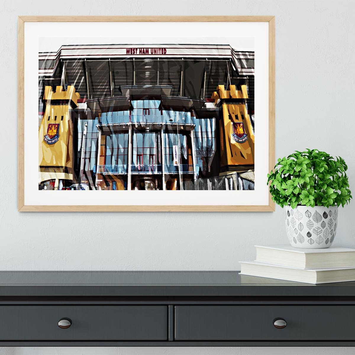 West Ham Upton Park Framed Print - Canvas Art Rocks - 3