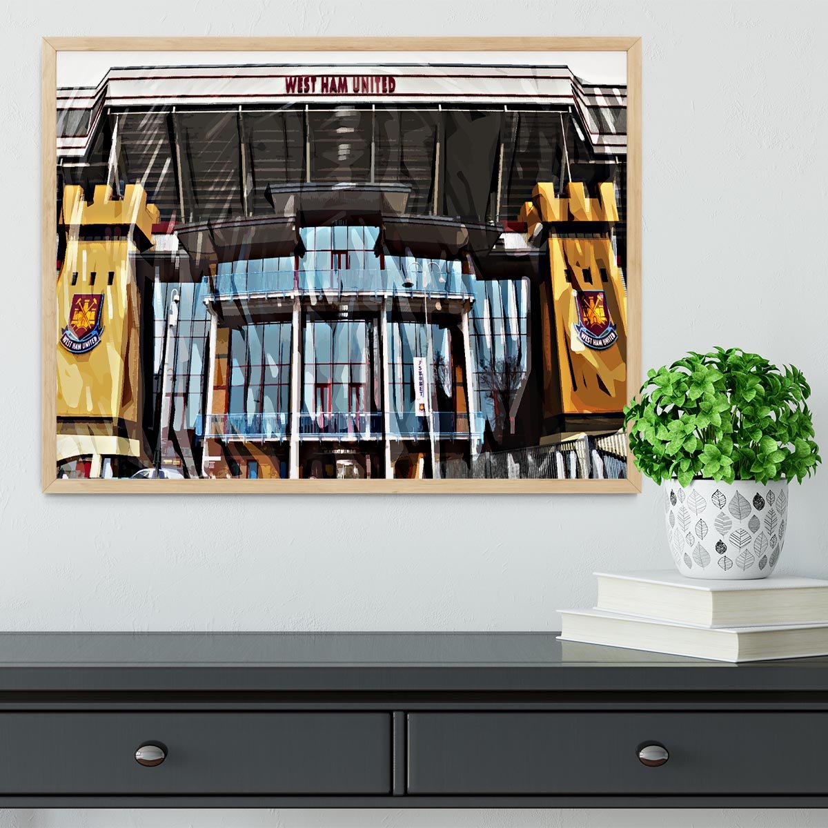West Ham Upton Park Framed Print - Canvas Art Rocks - 4