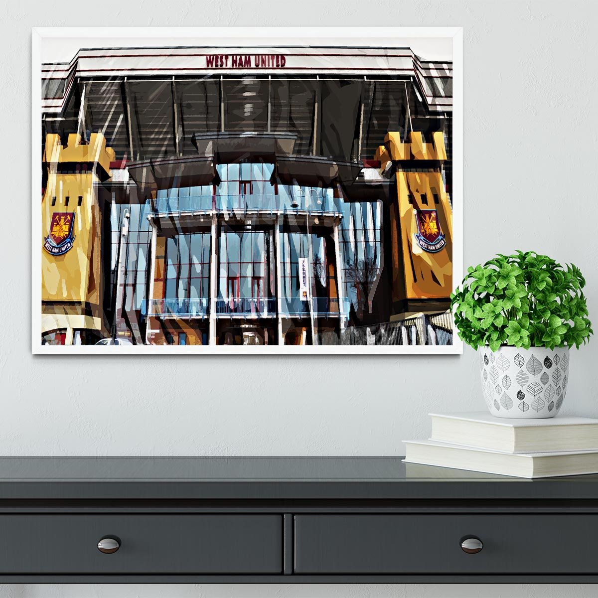 West Ham Upton Park Framed Print - Canvas Art Rocks -6