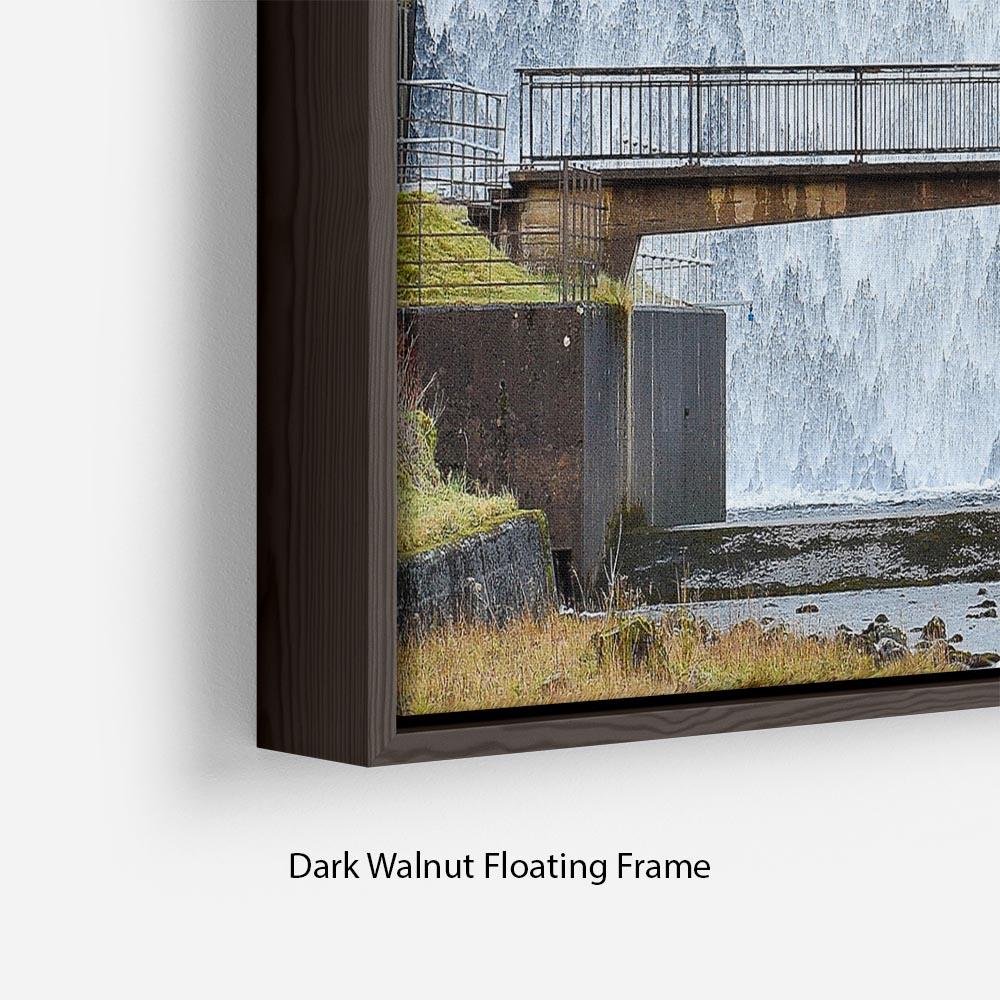 Wet Sleddale Floating Frame Canvas - Canvas Art Rocks - 6