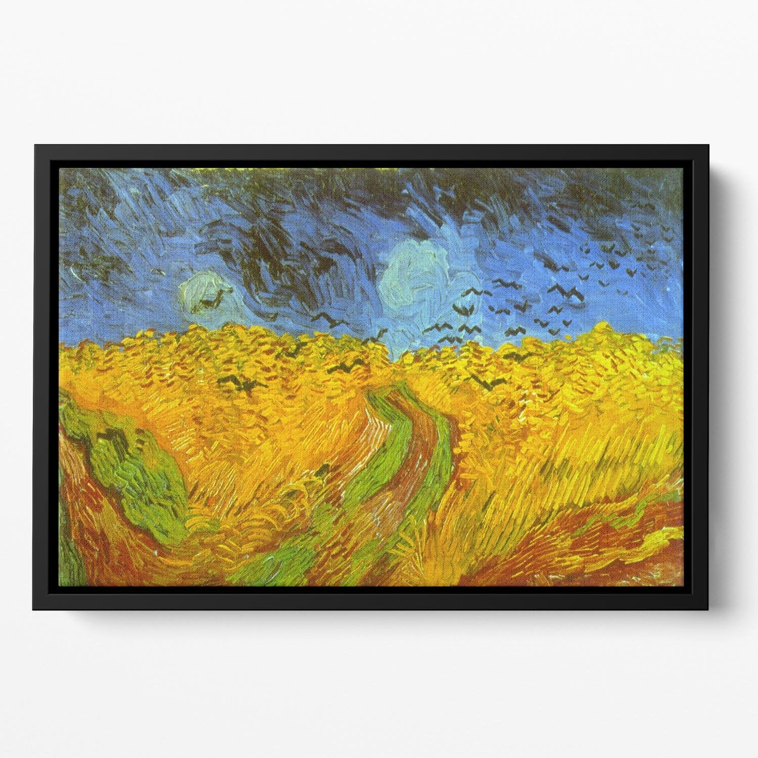 Wheatfield Floating Framed Canvas