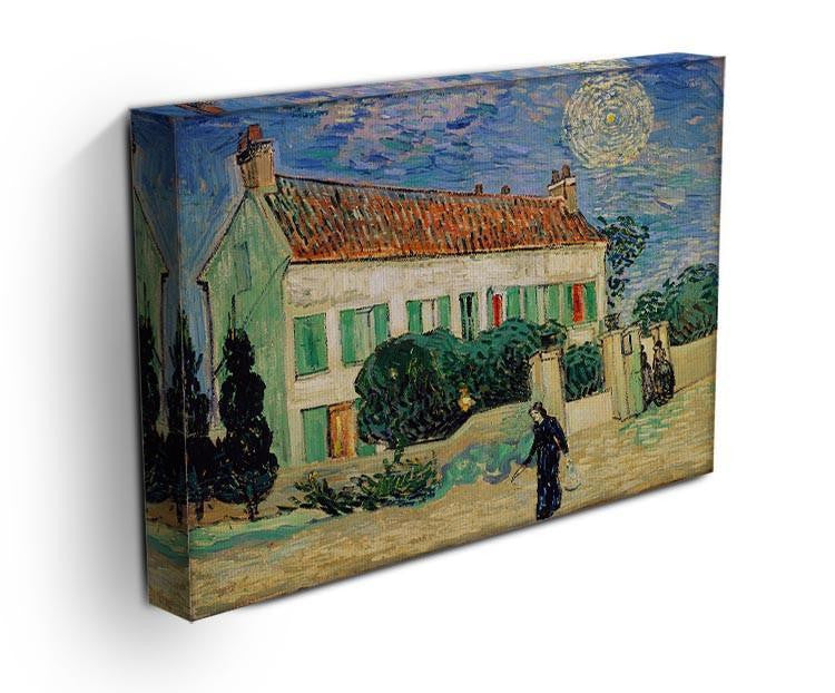 White House at Night Canvas Print & Poster - Canvas Art Rocks - 3