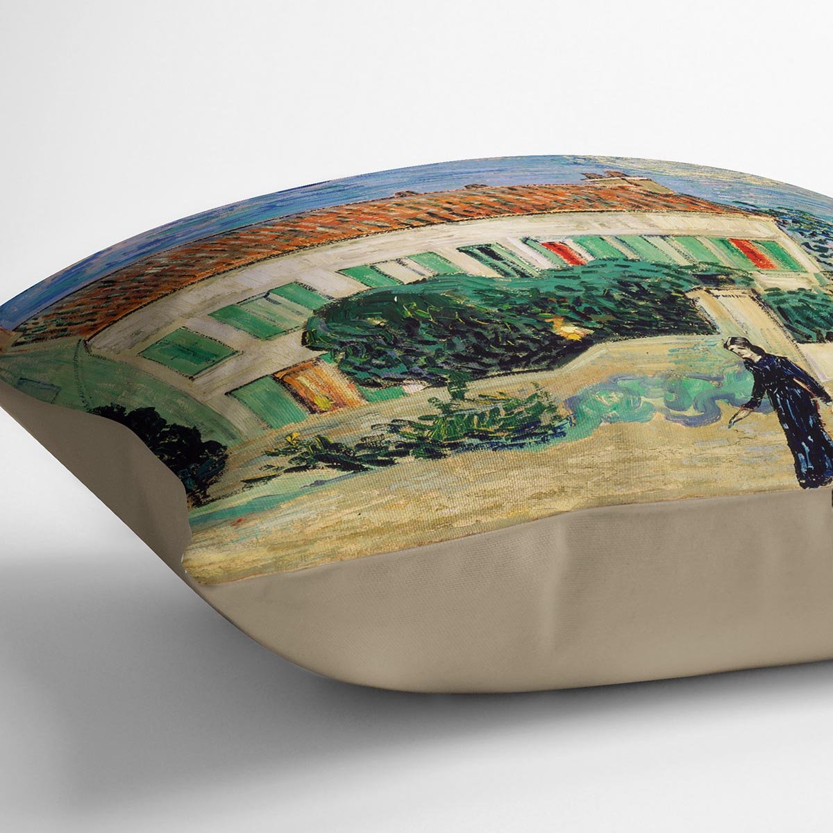 White House at Night Throw Pillow