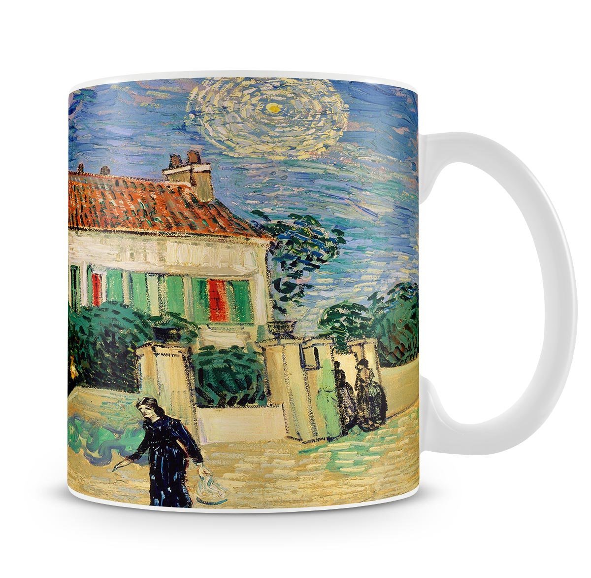 White House at Night Mug - Canvas Art Rocks - 4