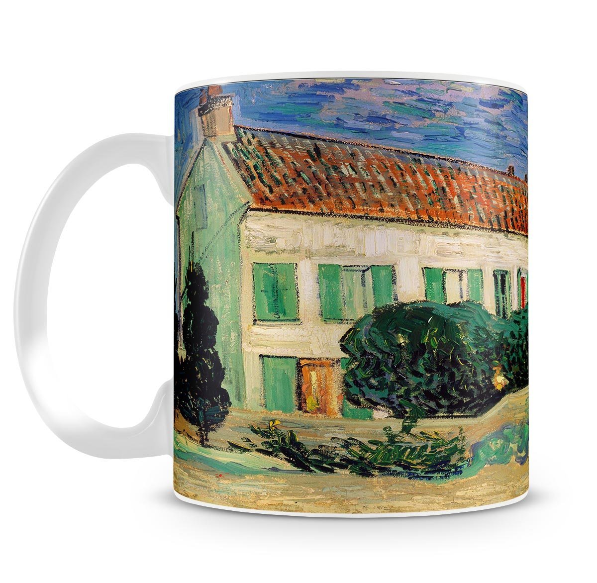 White House at Night Mug - Canvas Art Rocks - 4