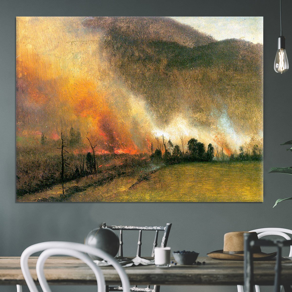 White Mountains New hampshire 1 by Bierstadt Canvas Print or Poster