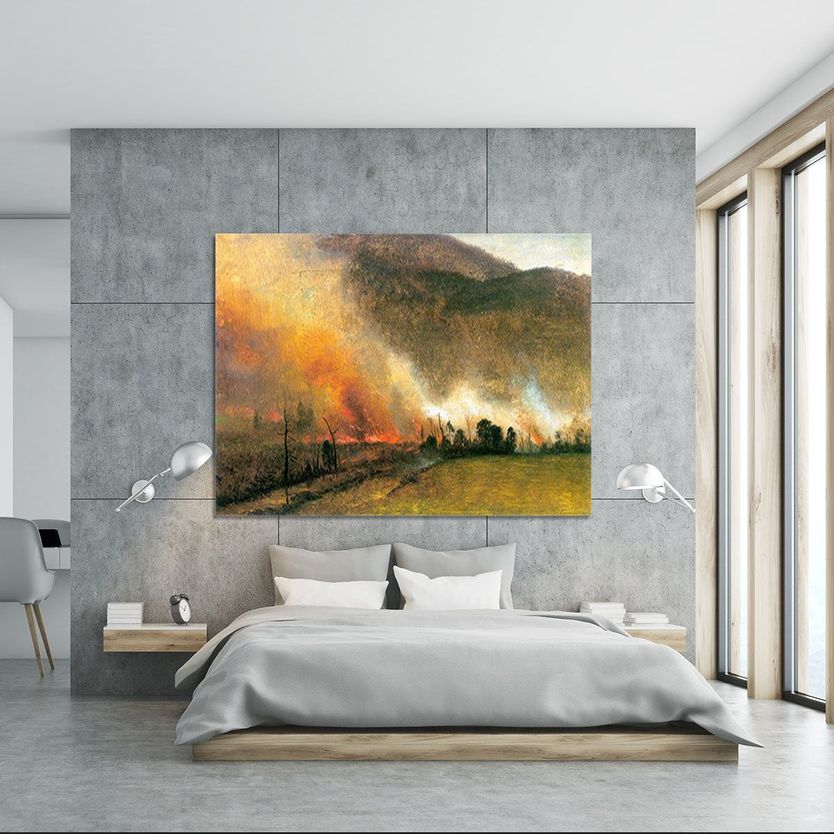 White Mountains New hampshire 1 by Bierstadt Canvas Print or Poster