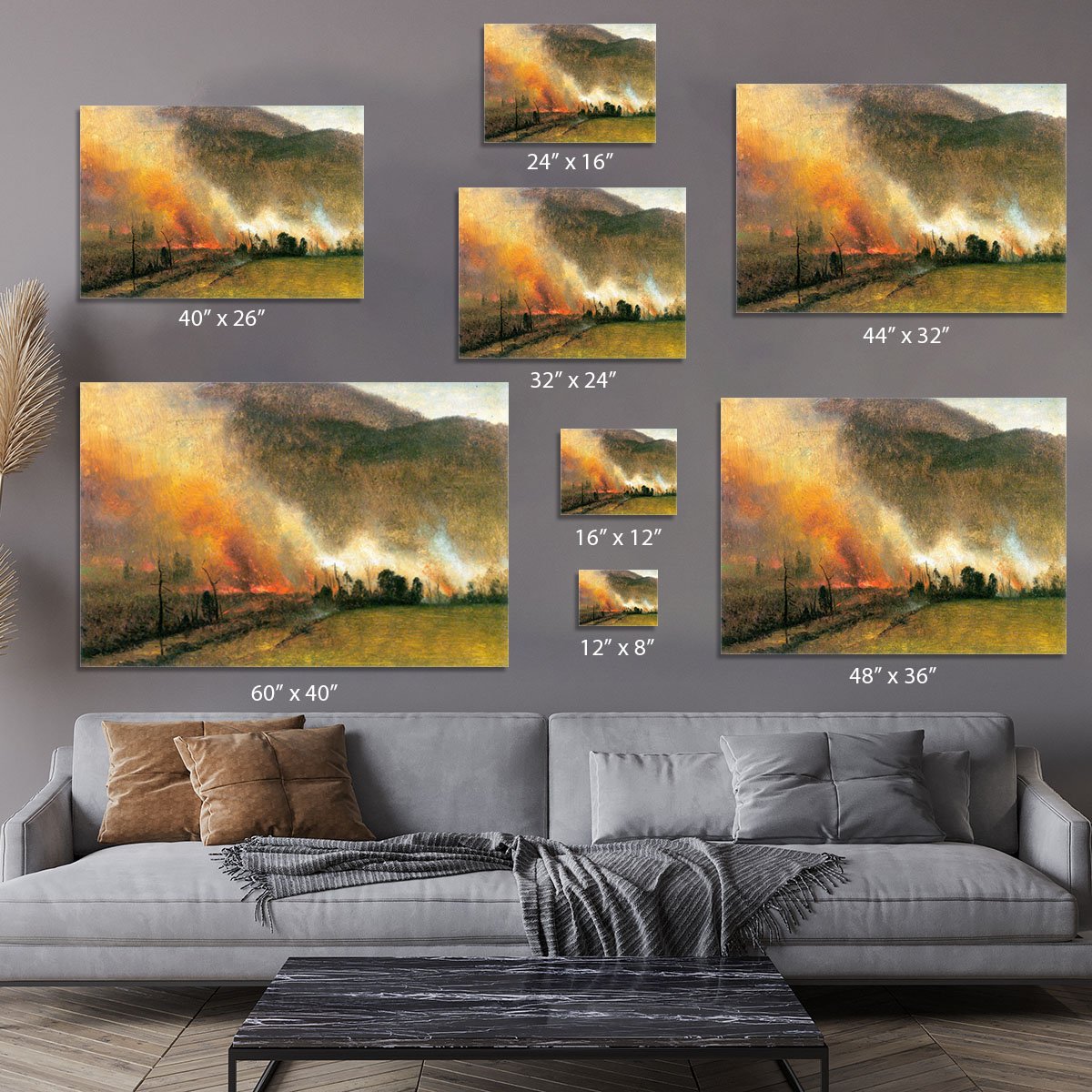 White Mountains New hampshire 1 by Bierstadt Canvas Print or Poster
