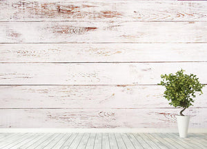 White and brown rustic Wall Mural Wallpaper - Canvas Art Rocks - 4