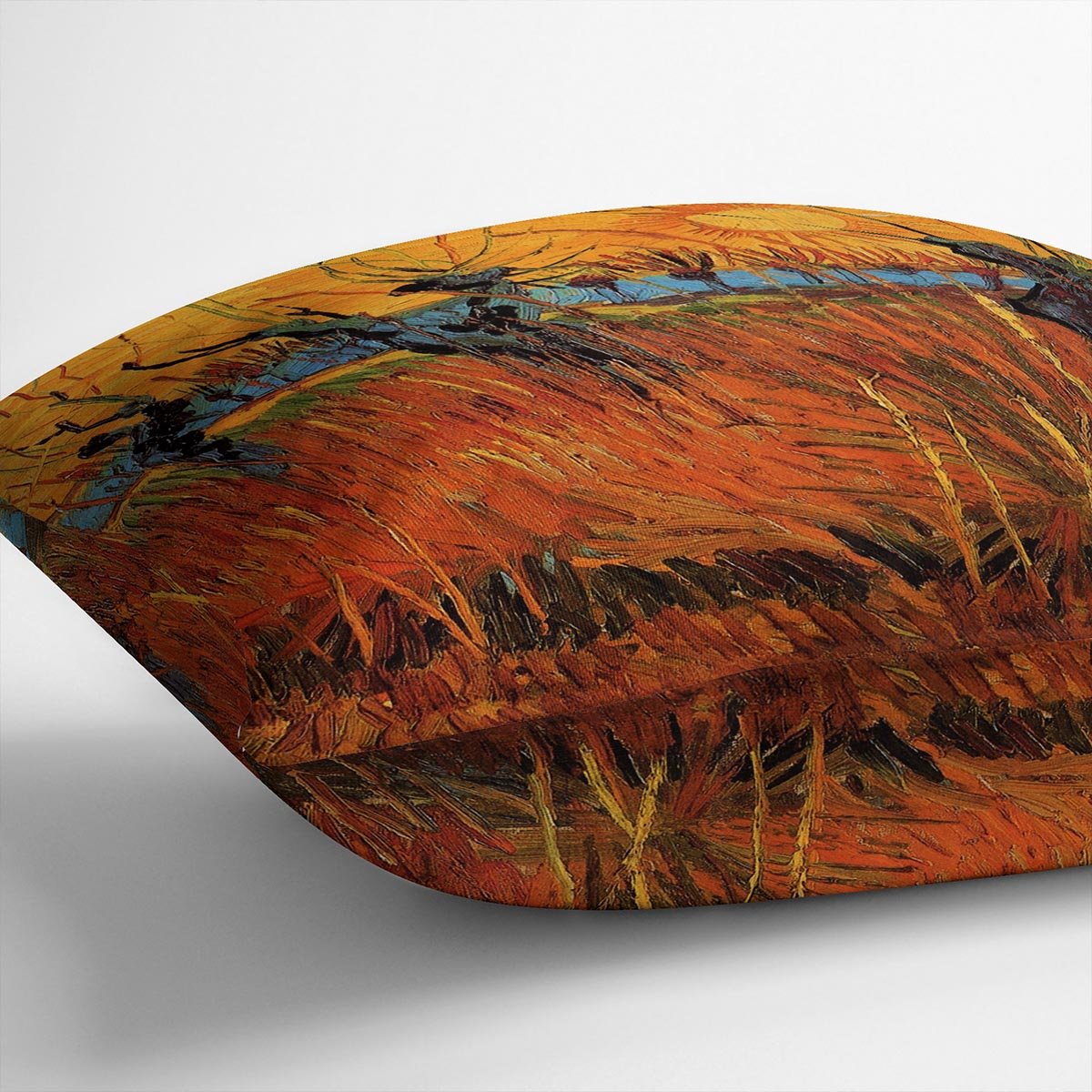 Willows at Sunset by Van Gogh Throw Pillow
