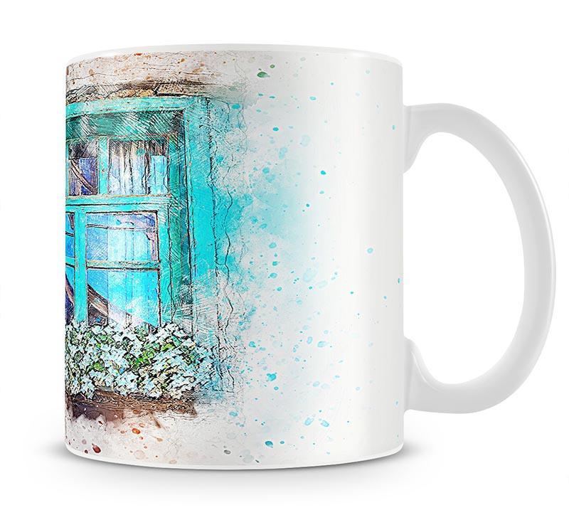 Window Painting Mug - Canvas Art Rocks - 1