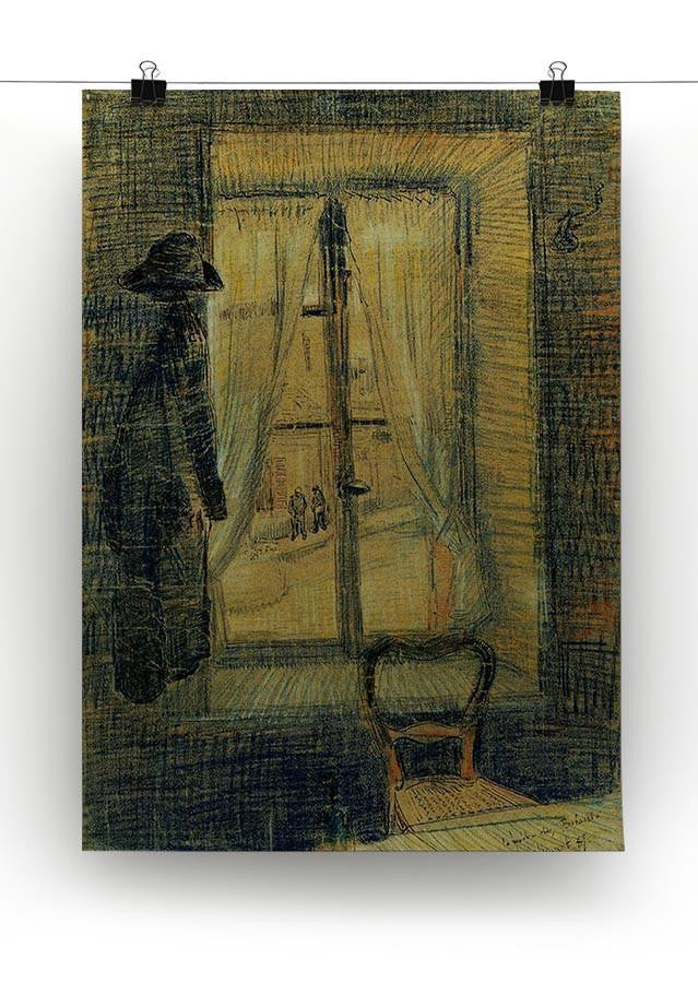 Window in the Bataille Restaurant by Van Gogh Canvas Print & Poster - Canvas Art Rocks - 2