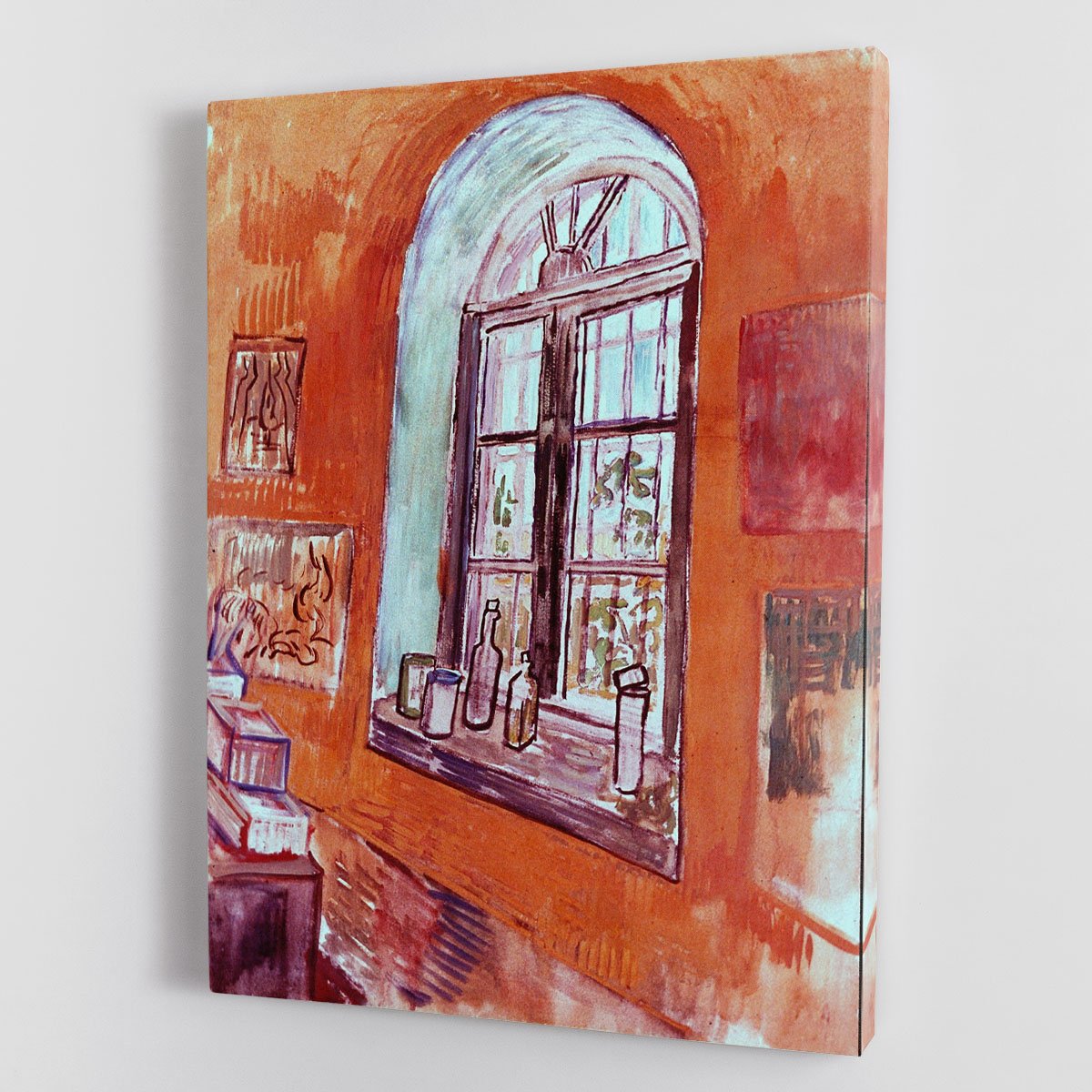 Window of Vincent s Studio at the Asylum by Van Gogh Canvas Print or Poster