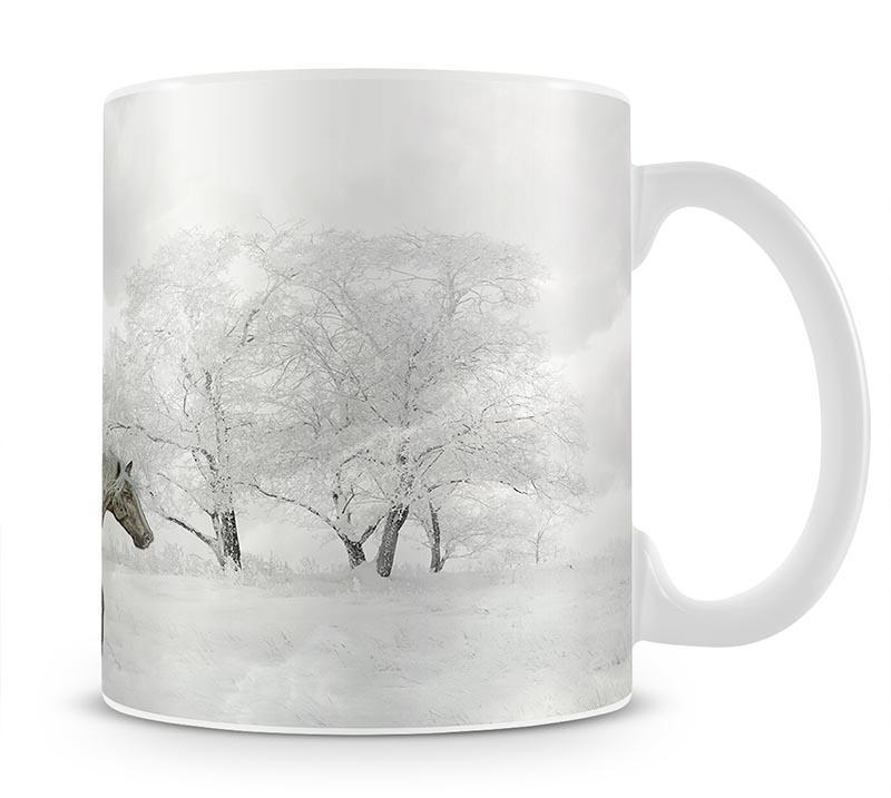 Winter Horse Mug - Canvas Art Rocks - 1