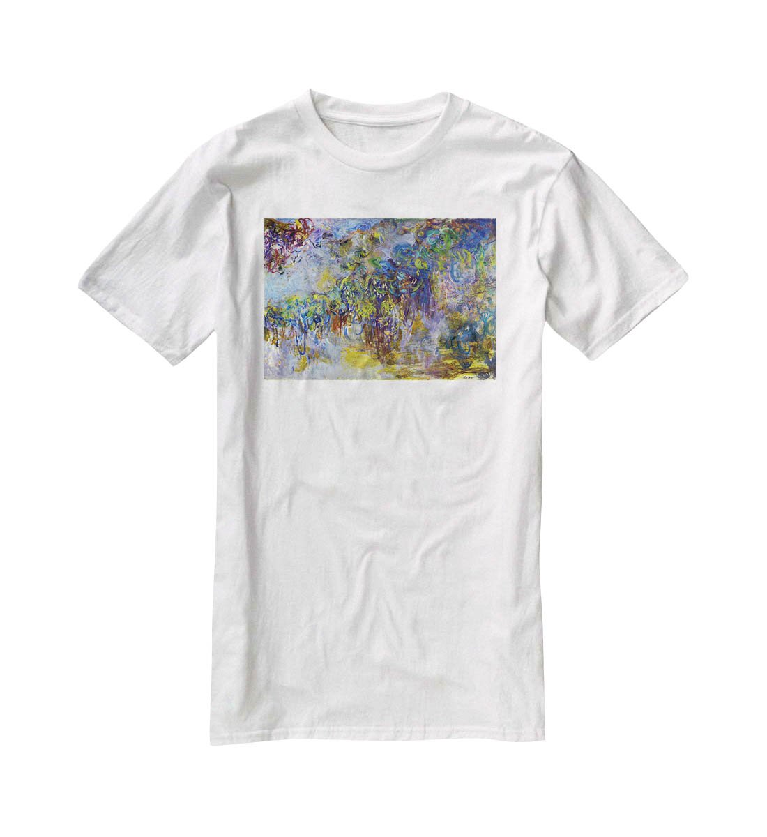 Wisteria 2 by Monet T-Shirt - Canvas Art Rocks - 5