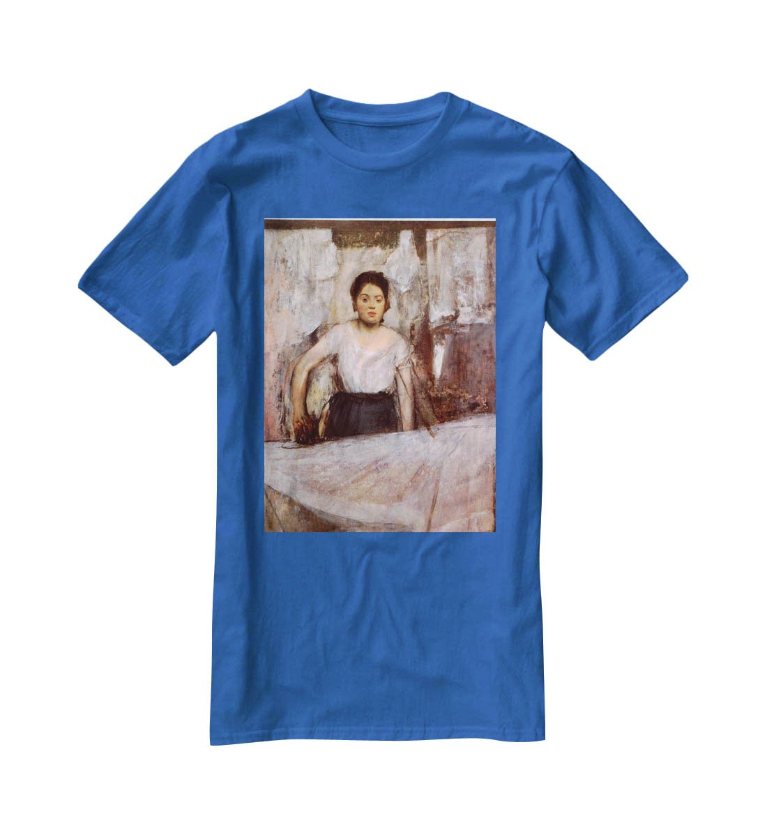 Woman Ironing by Degas T-Shirt - Canvas Art Rocks - 2