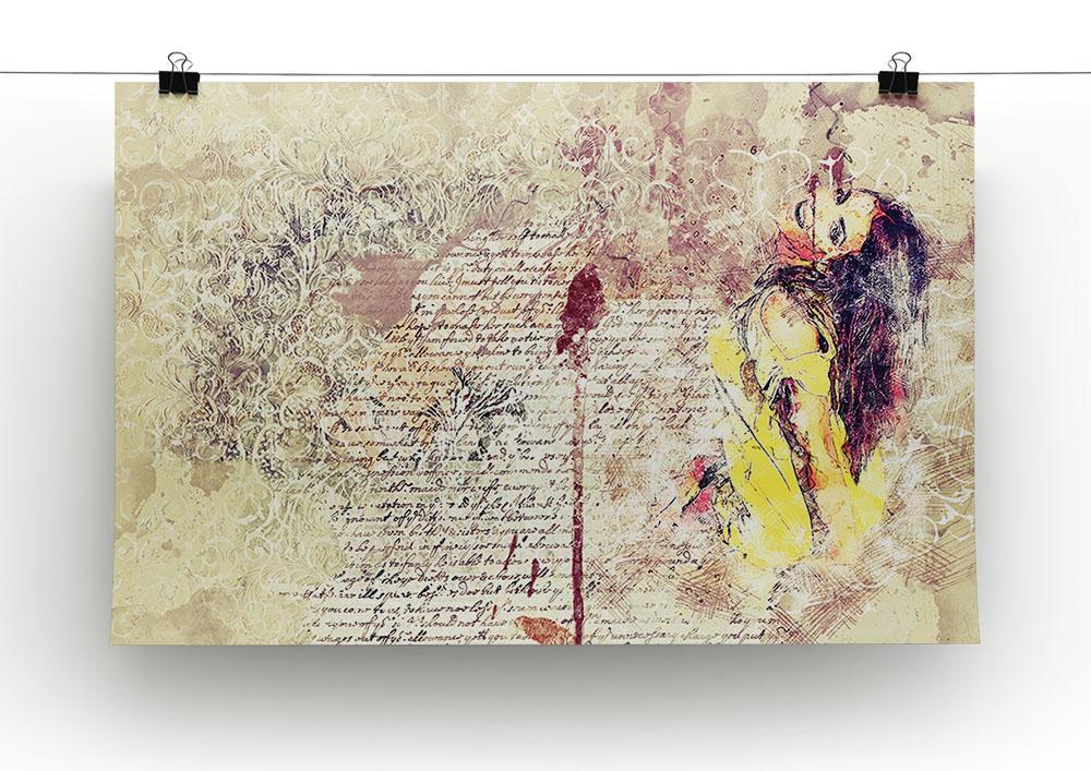 Woman Painting Canvas Print or Poster - Canvas Art Rocks - 2