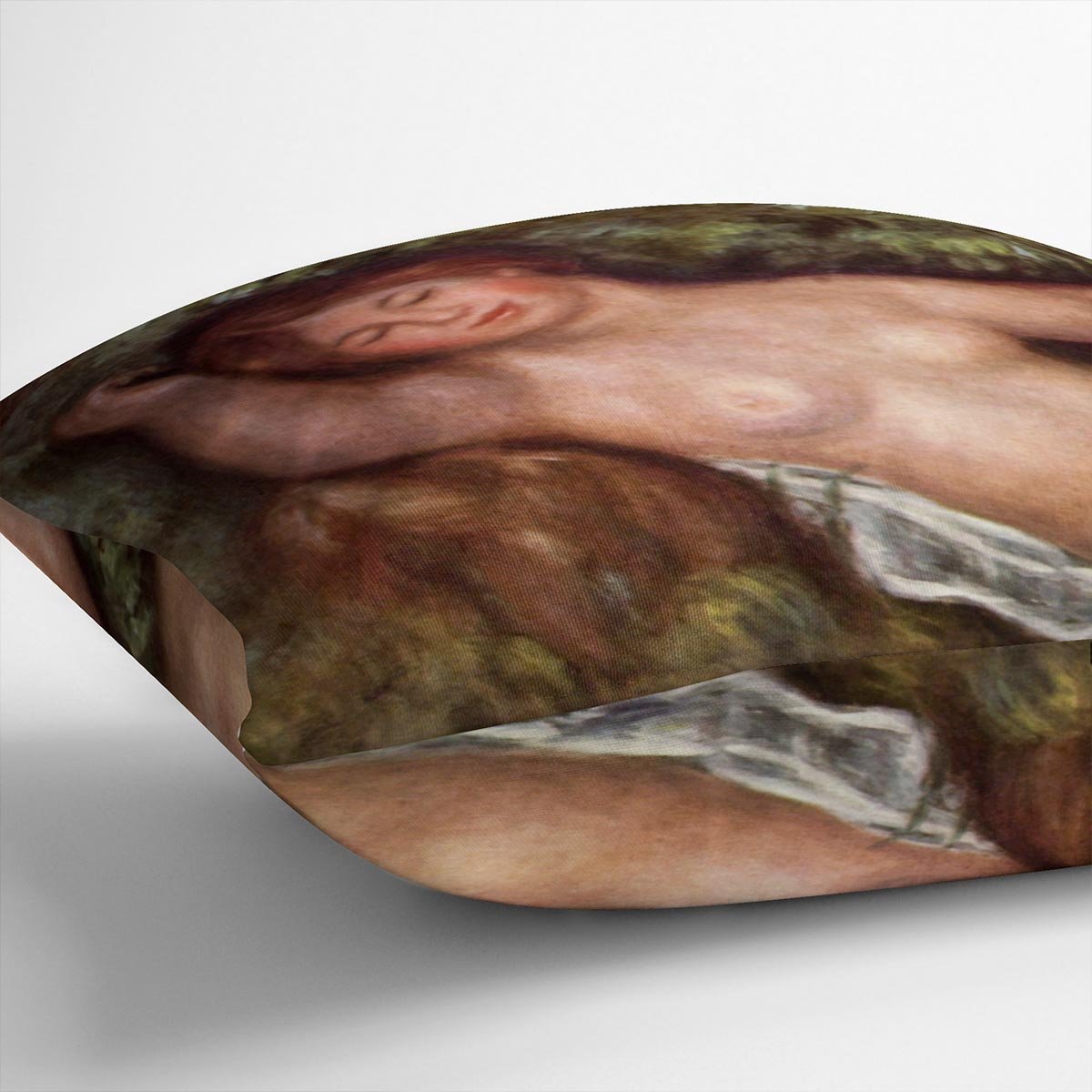 Woman Reclining by Renoir Throw Pillow