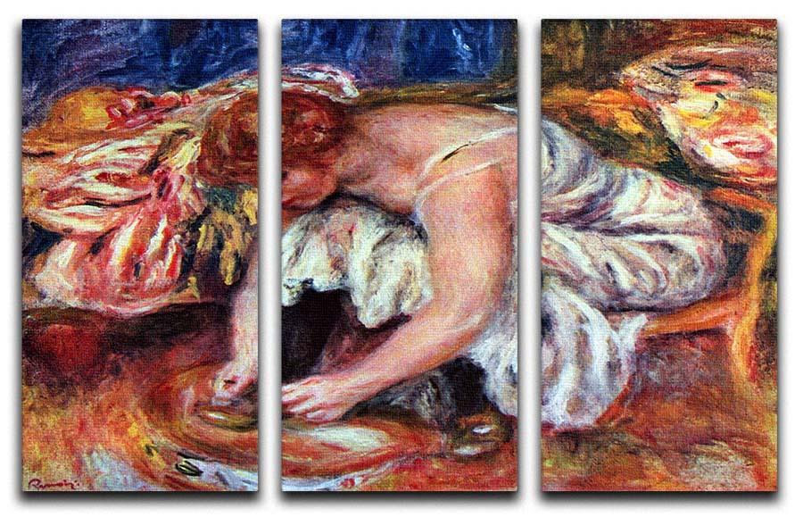 Woman Shoe Syndicate by Renoir 3 Split Panel Canvas Print - Canvas Art Rocks - 1