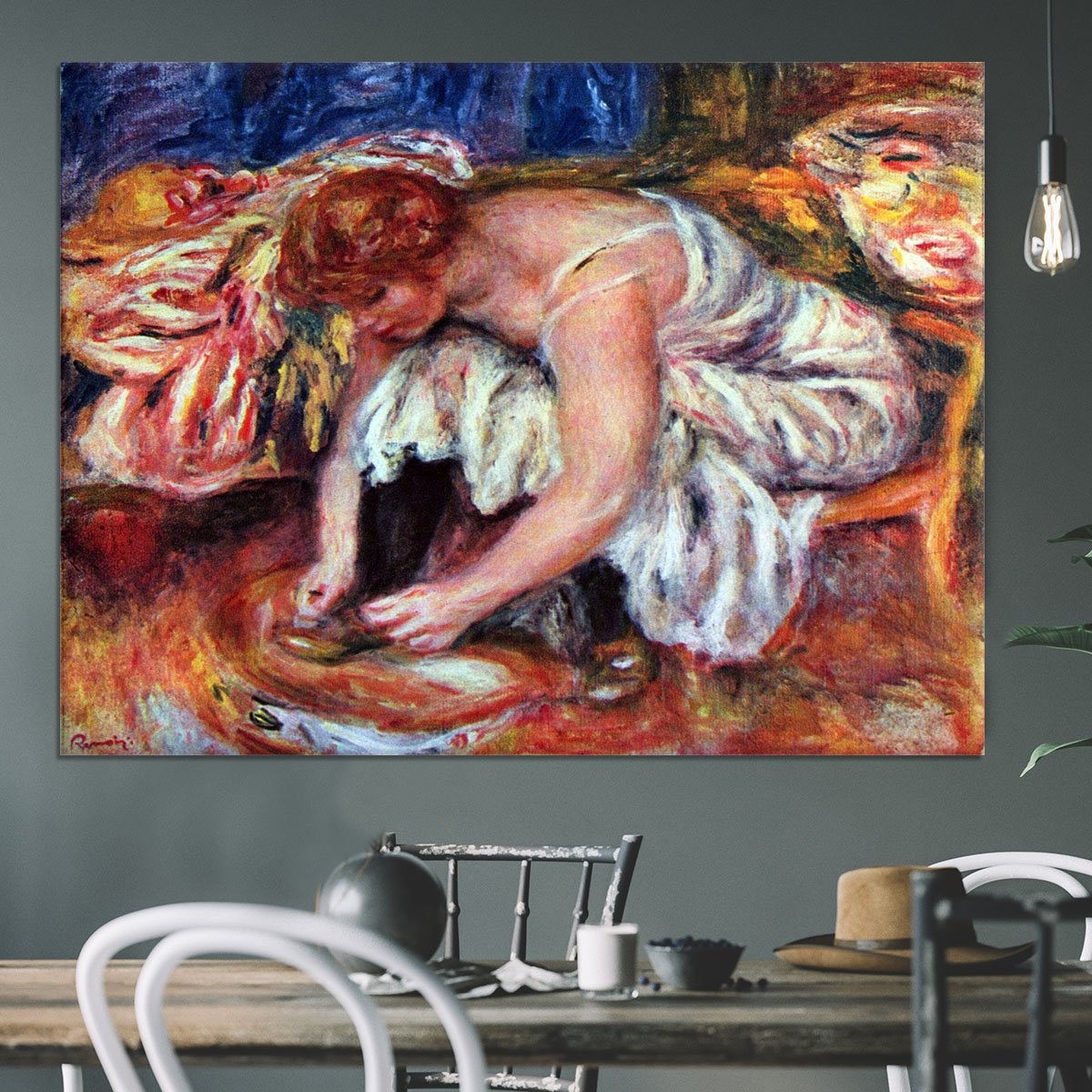 Woman Shoe Syndicate by Renoir Canvas Print or Poster
