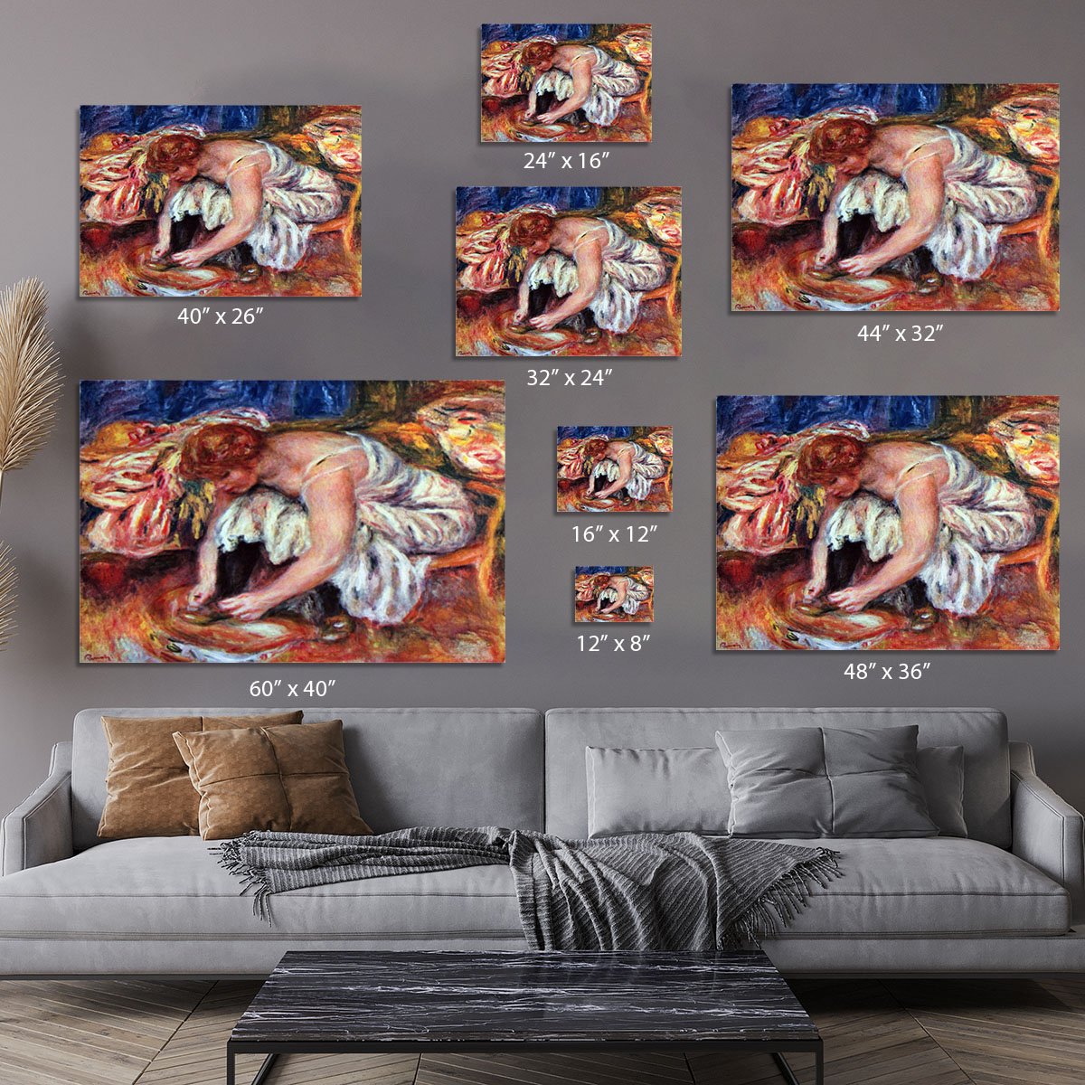 Woman Shoe Syndicate by Renoir Canvas Print or Poster