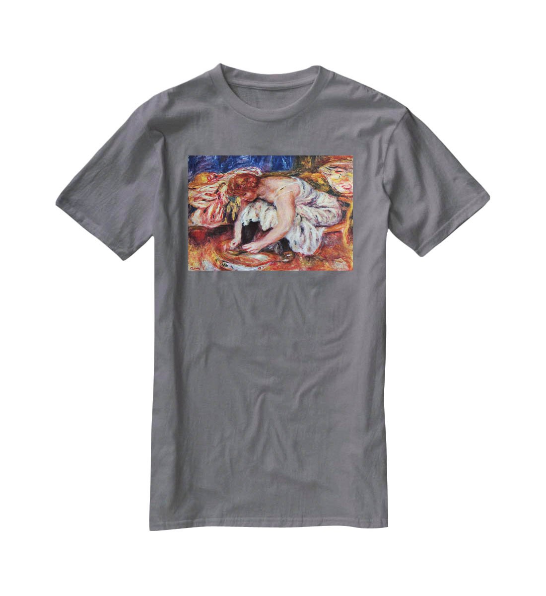 Woman Shoe Syndicate by Renoir T-Shirt - Canvas Art Rocks - 3