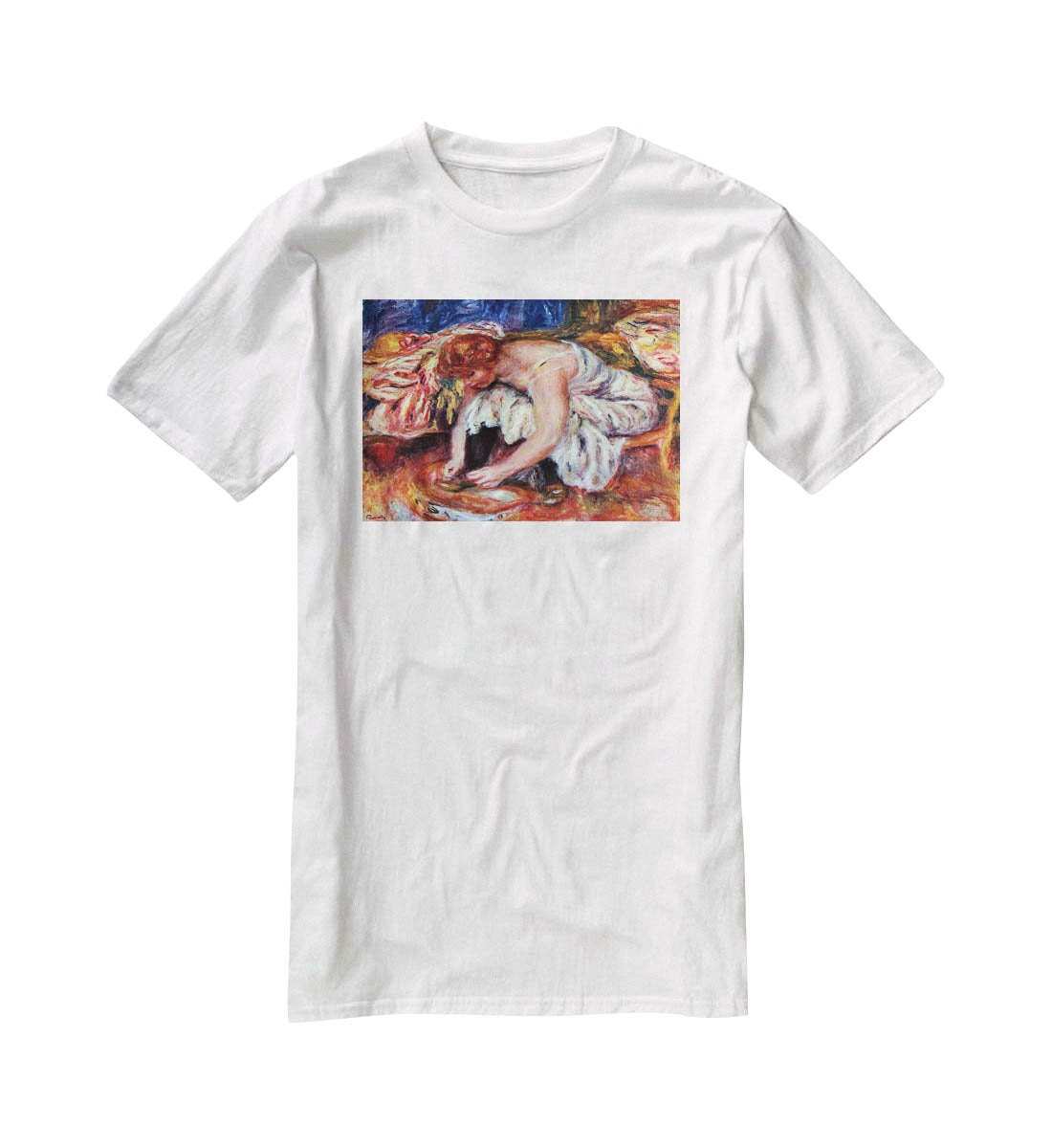 Woman Shoe Syndicate by Renoir T-Shirt - Canvas Art Rocks - 5