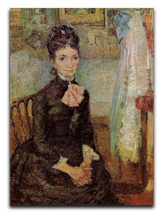 Woman Sitting by a Cradle by Van Gogh Canvas Print & Poster  - Canvas Art Rocks - 1