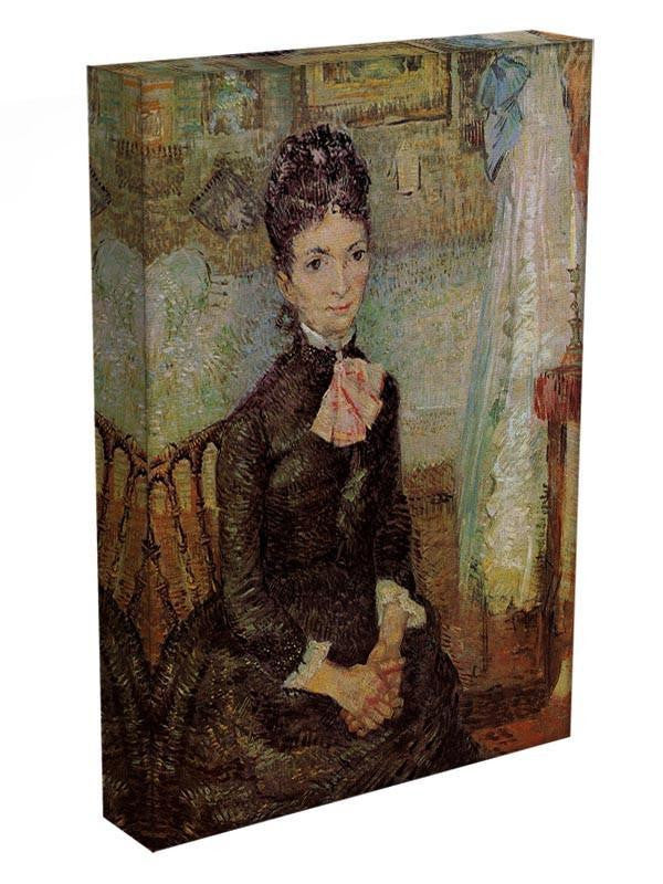 Woman Sitting by a Cradle by Van Gogh Canvas Print & Poster - Canvas Art Rocks - 3