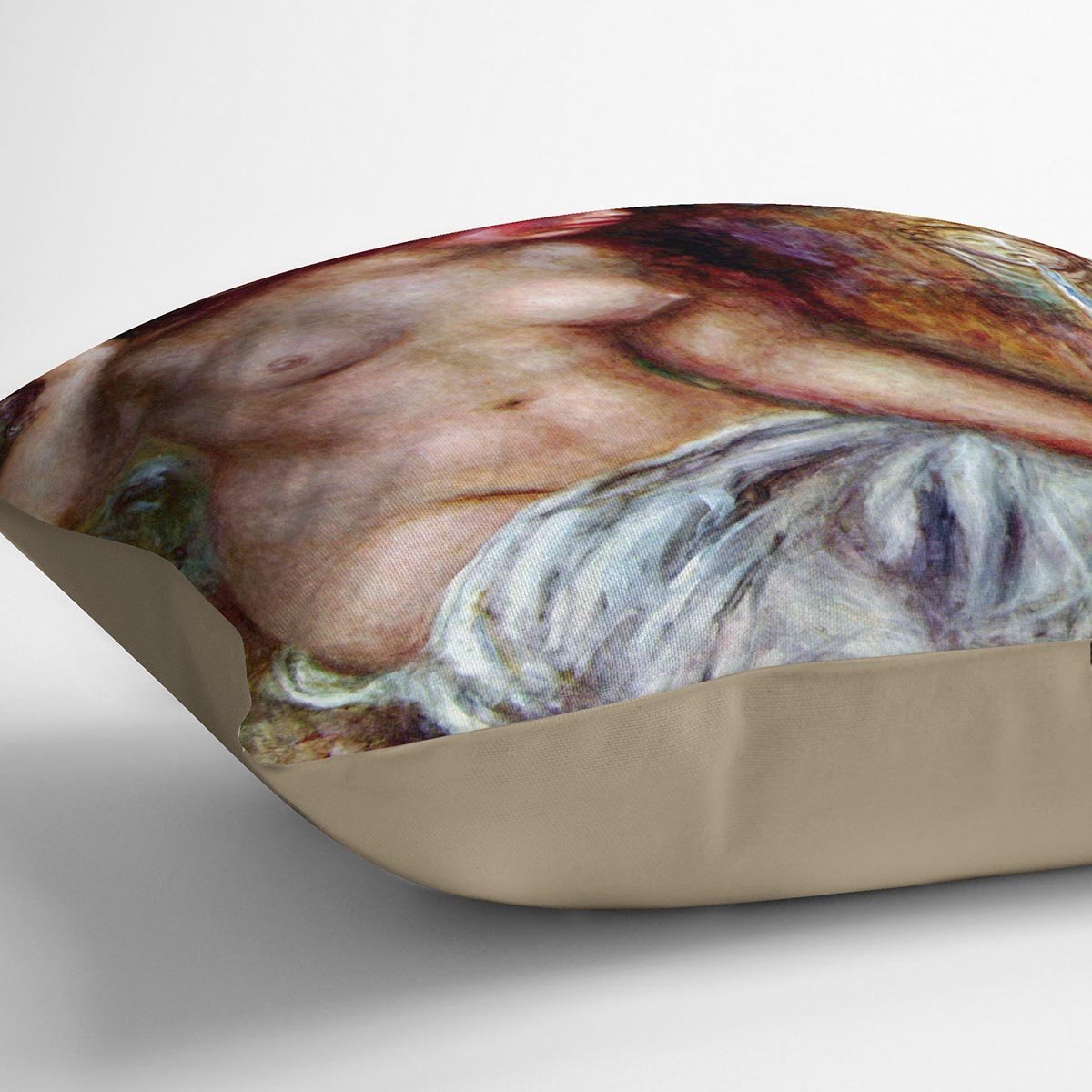 Woman at the Well by Renoir Throw Pillow
