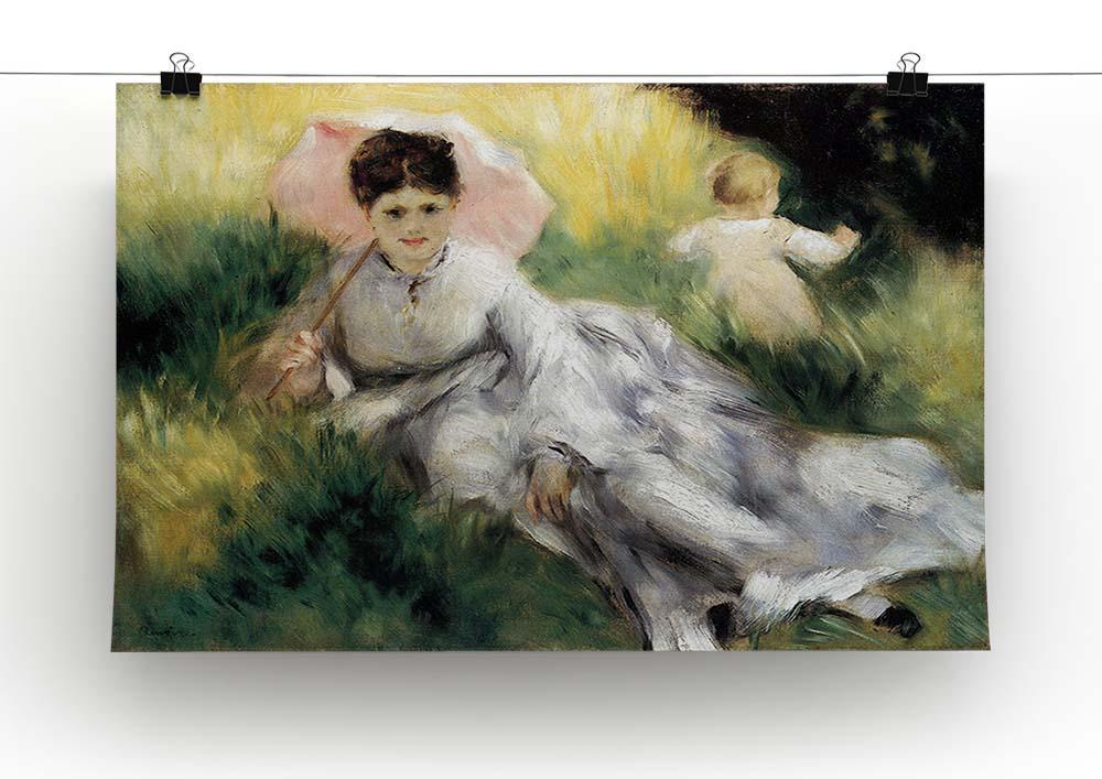 Woman with Parasol by Renoir Canvas Print or Poster - Canvas Art Rocks - 2