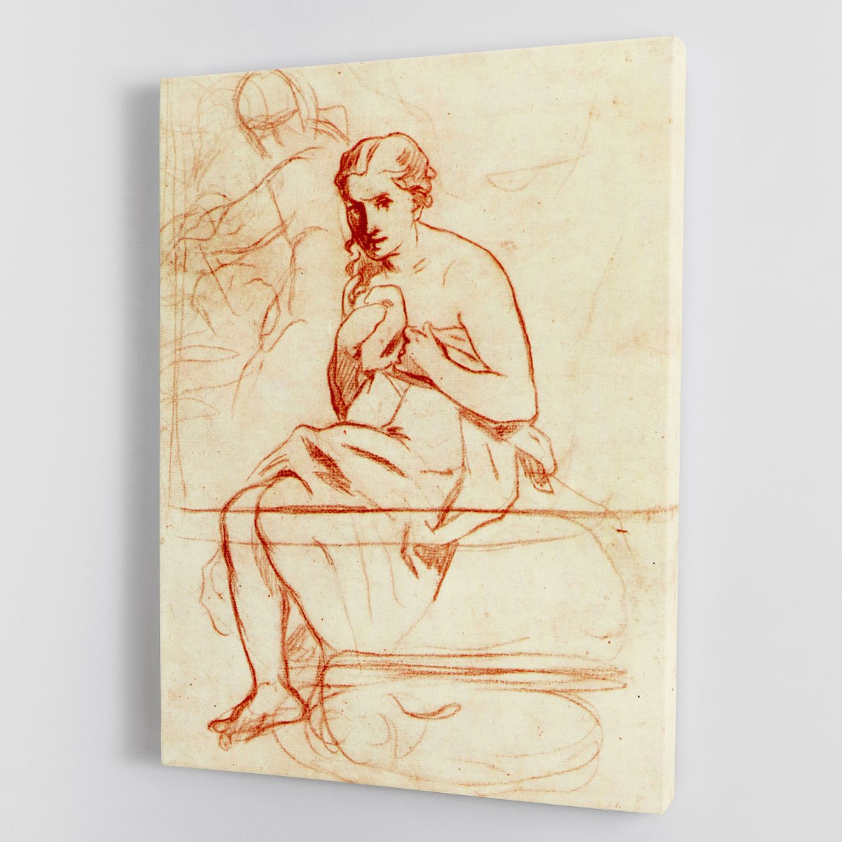Women at the Toilet by Manet Canvas Print or Poster