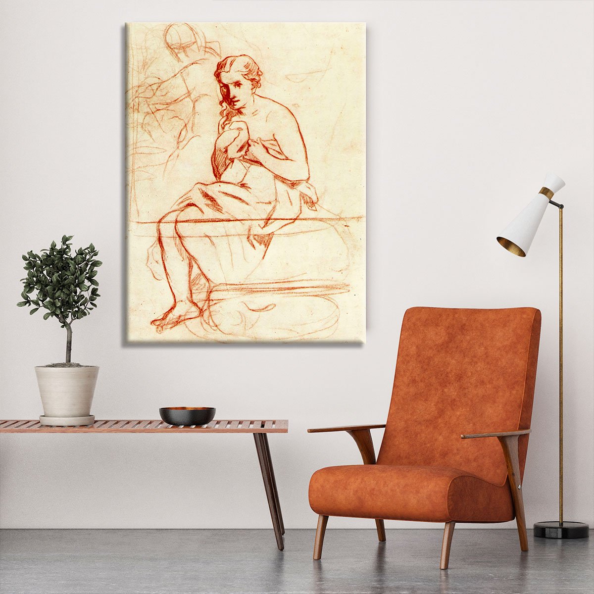 Women at the Toilet by Manet Canvas Print or Poster