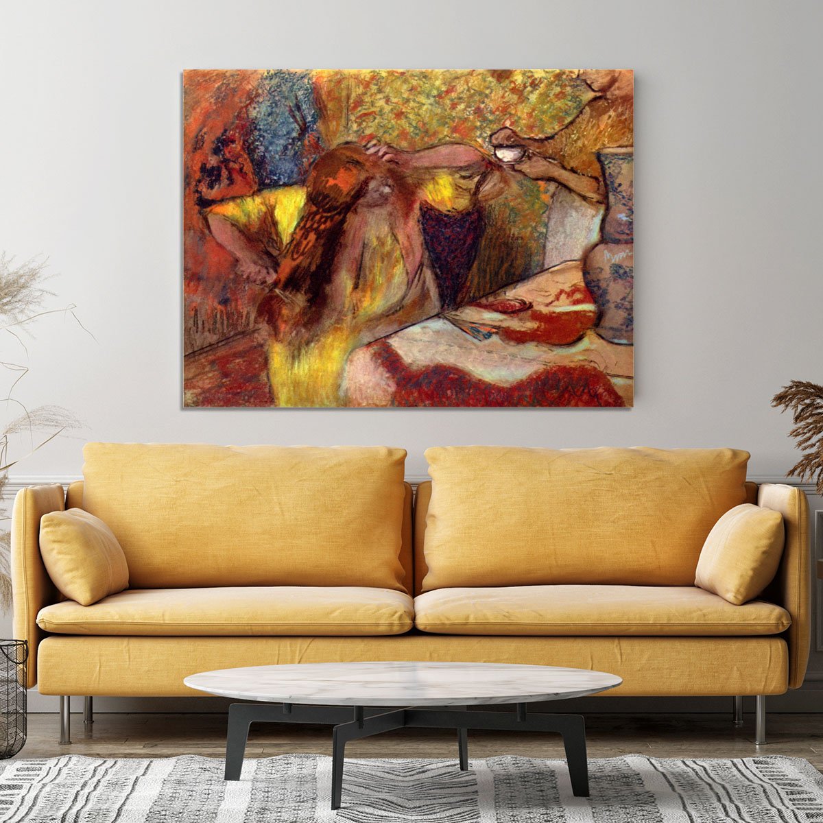Women at the toilet 1 by Degas Canvas Print or Poster