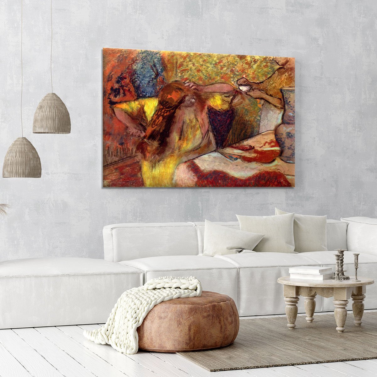 Women at the toilet 1 by Degas Canvas Print or Poster