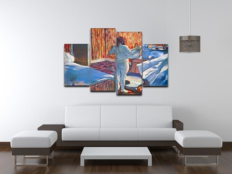 Women at the toilet 3 by Degas 4 Split Panel Canvas - Canvas Art Rocks - 3