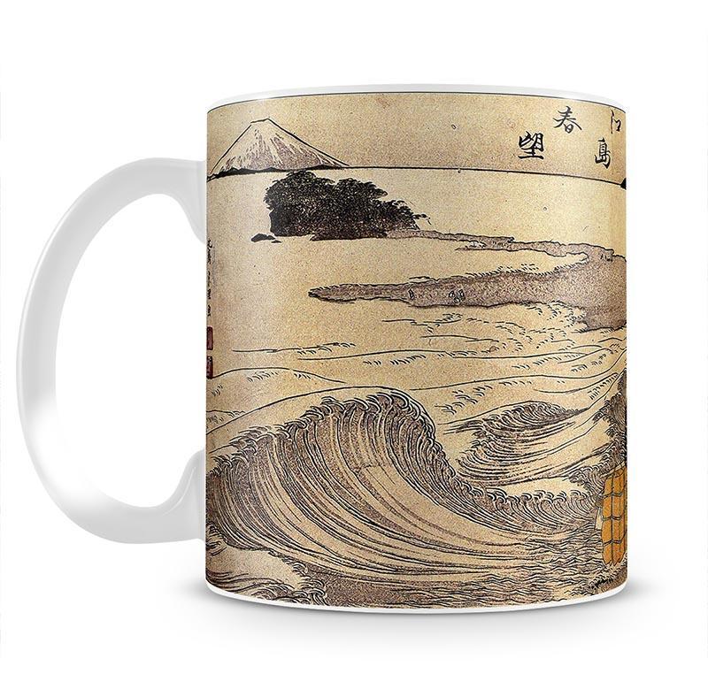 Women on the beach of Enoshima by Hokusai Mug - Canvas Art Rocks - 2