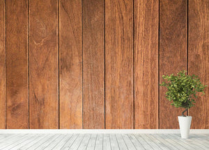 Wood arraged vertical pattern Wall Mural Wallpaper - Canvas Art Rocks - 4