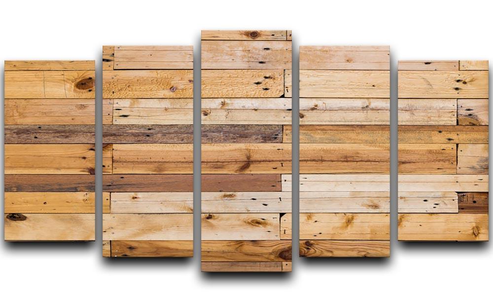 Wood texture 5 Split Panel Canvas - Canvas Art Rocks - 1