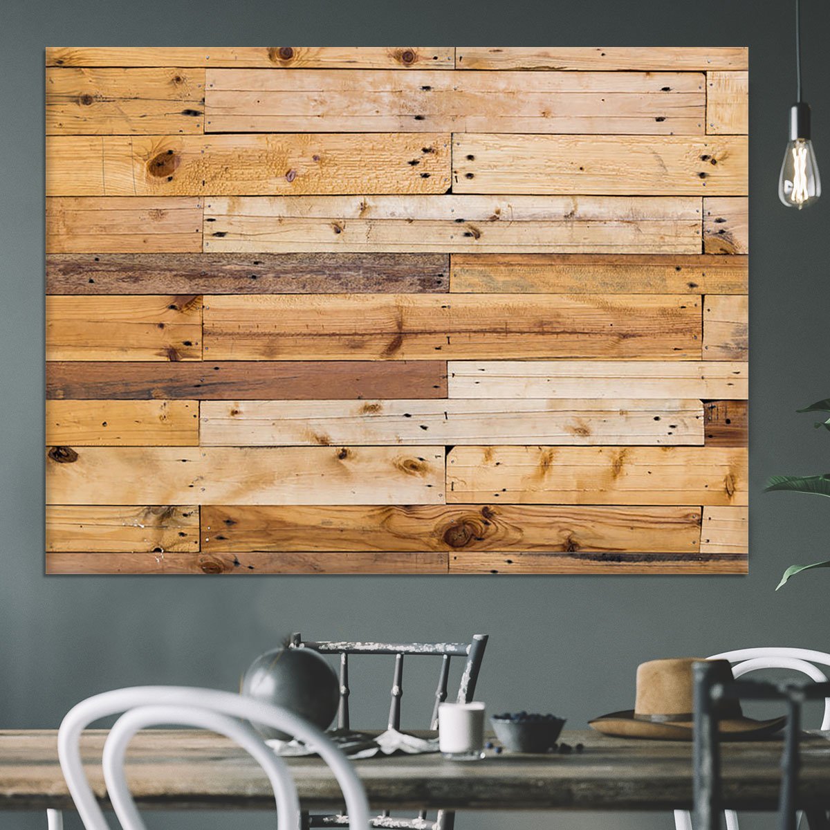 Wood texture Canvas Print or Poster
