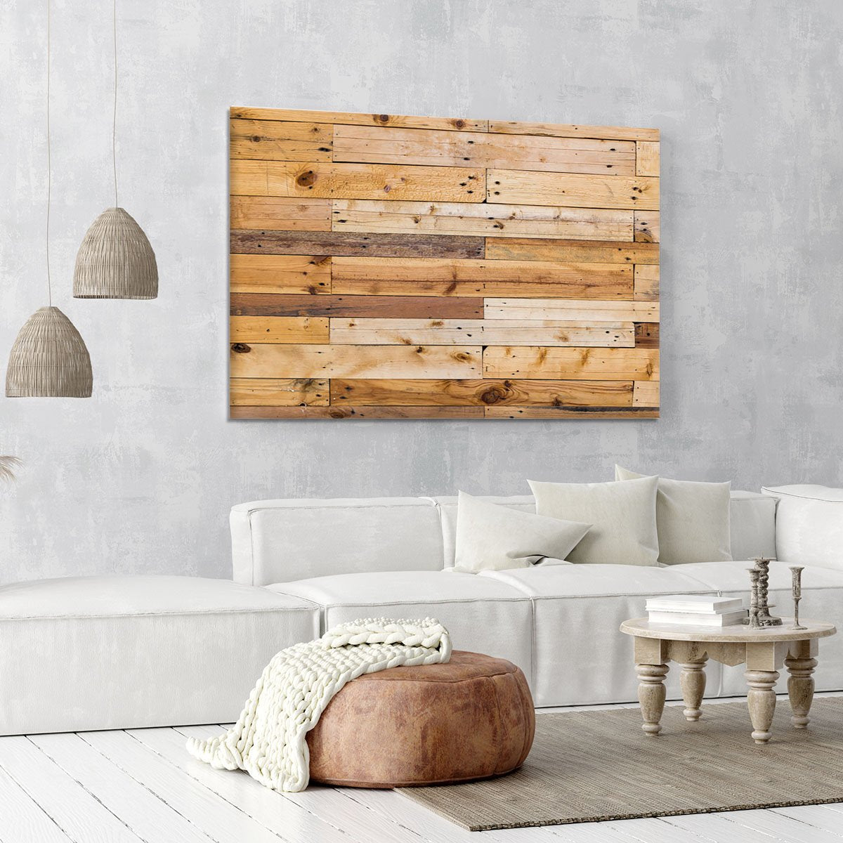 Wood texture Canvas Print or Poster