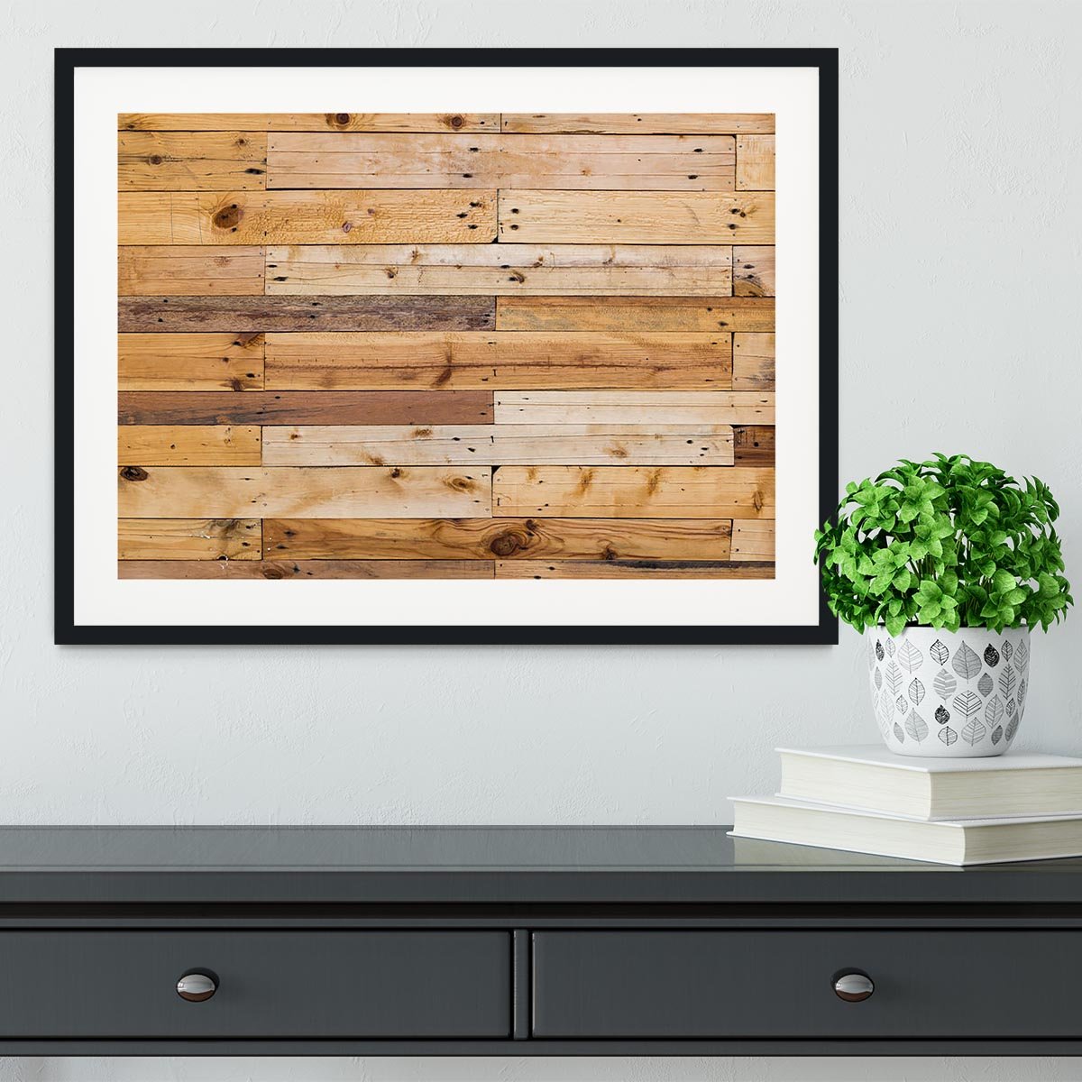 Wood texture Framed Print - Canvas Art Rocks - 1