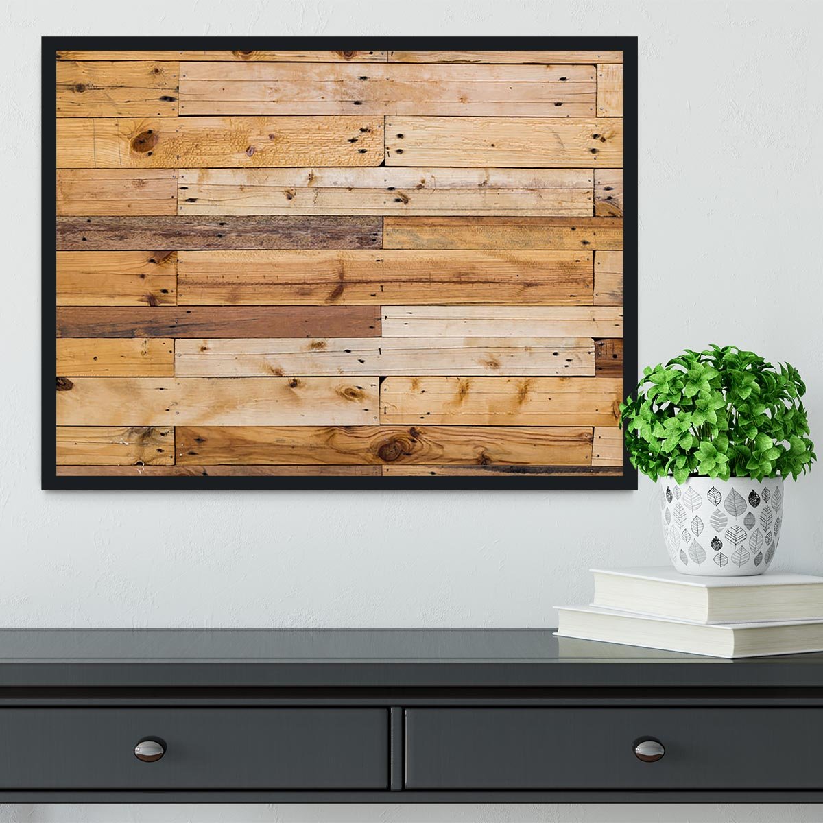 Wood texture Framed Print - Canvas Art Rocks - 2