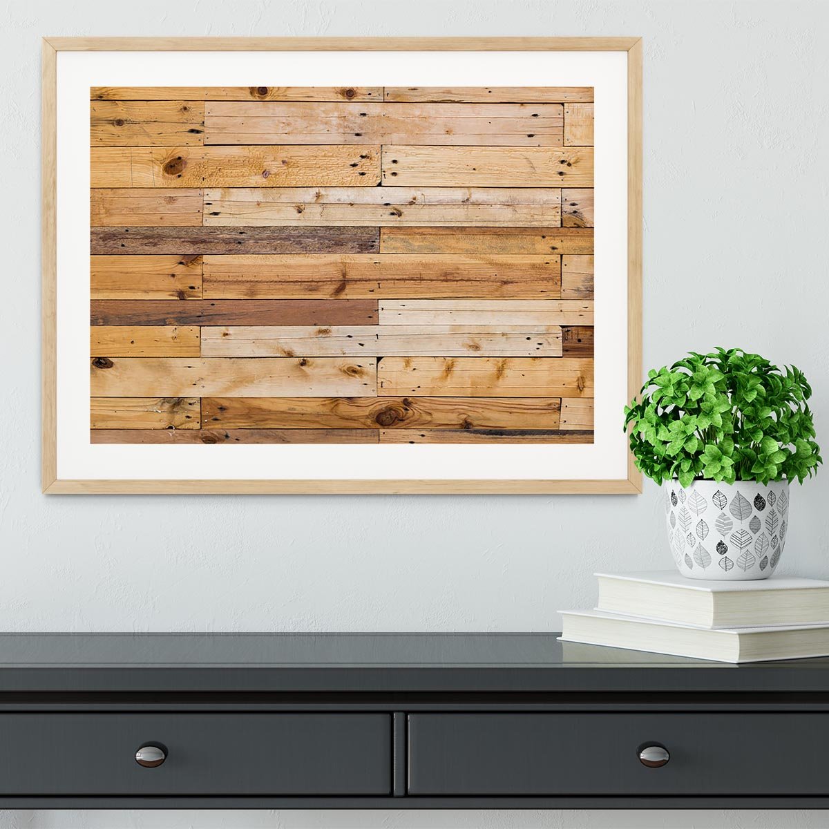 Wood texture Framed Print - Canvas Art Rocks - 3